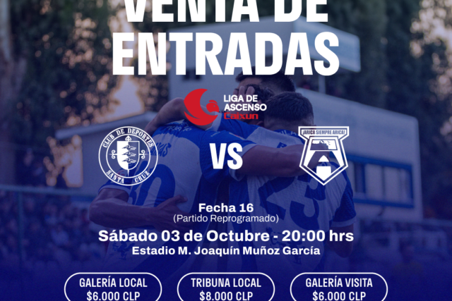 Deportes Santa Cruz vs San Marcos de Arica – Liga de Ascenso Caixun 2026 – Fecha 16