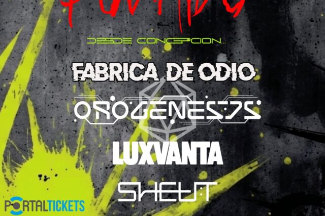 Bushido en Vivo + Desde Concepción: Orogenesis - Fabrica de Odio - Luxvanta - Sheut, en Espacio 414, Temuco