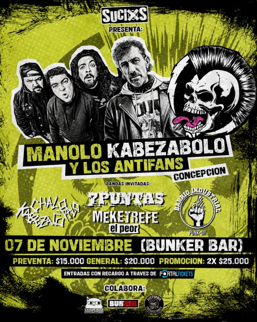 Manolo Kabezabolo + los Antifans en Concepción