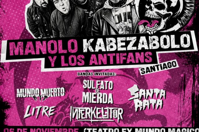 Manolo Kabezabolo + los Antifans en Santiago