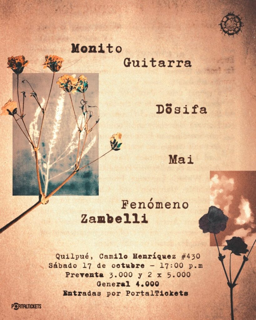 Mono Guitarra + Dösifa + Fenómeno Zambelli + Mai