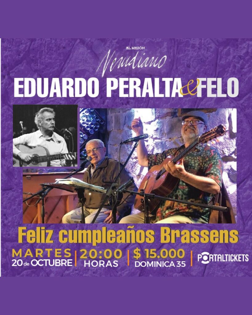 Eduardo Peralta + Felo Feliz Cumpleaños Brassens