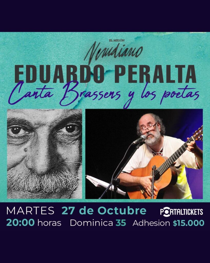 Eduardo Peralta Canta Brassens y L@S Poetas