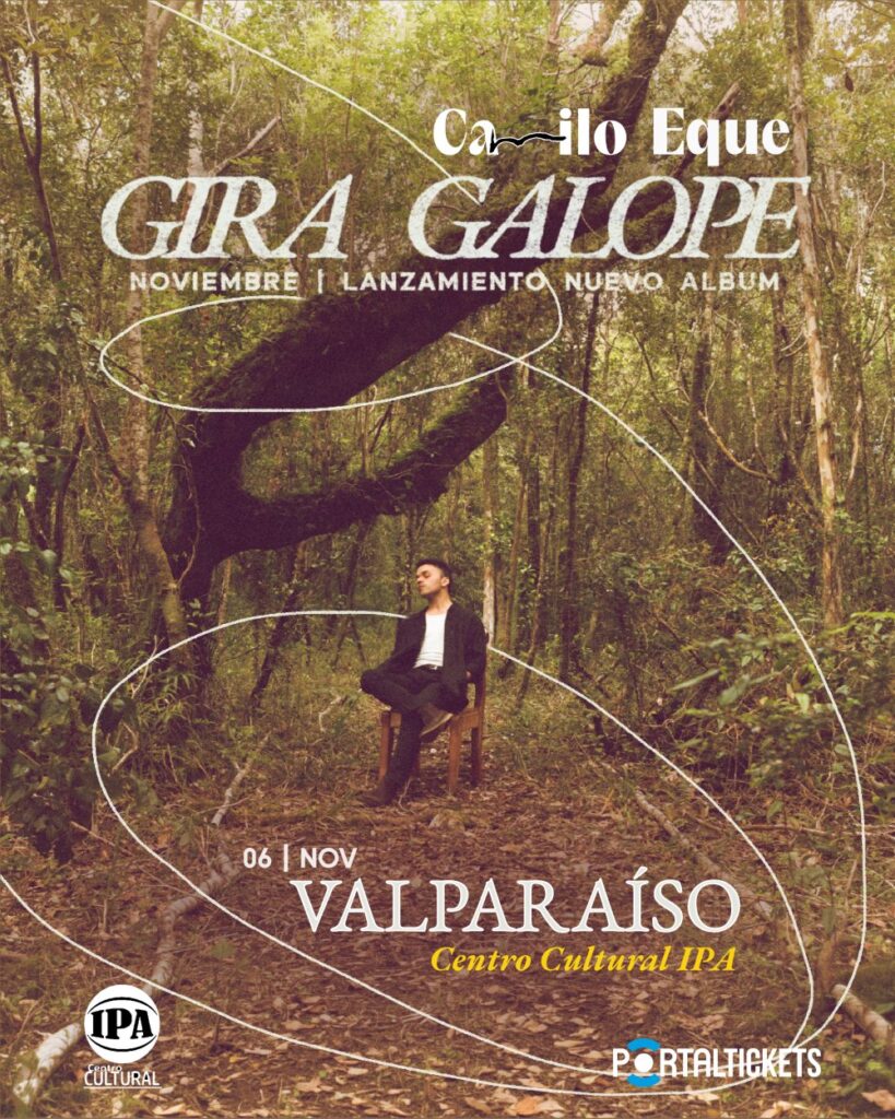 Camilo Eque Lanza Galope en Centro Cultural Ipa, Valparaíso