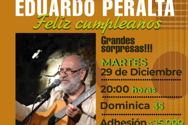Eduardo Peralta: Feliz Cumpleaños