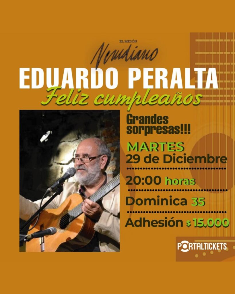 Eduardo Peralta: Feliz Cumpleaños