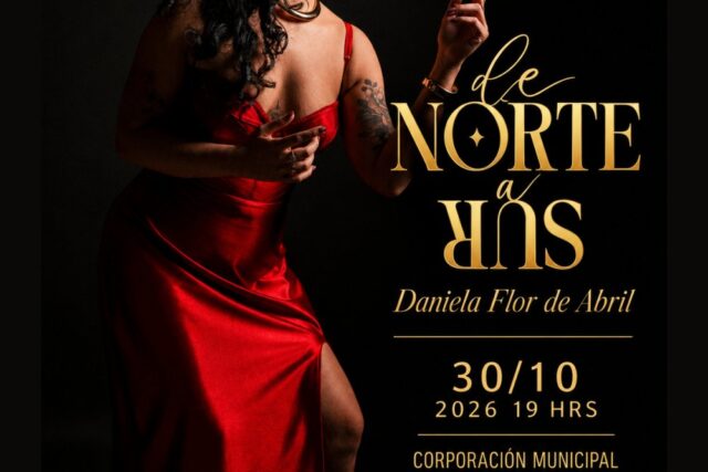 Daniela Flor de Abril: Lanzamiento del Disco de Norte A Sur en Corporación Cultural de Recoleta