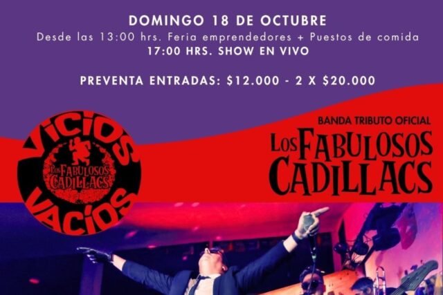 Domingo Fabuloso Presenta: Vicios Vacíos Banda Tributo Oficial Fabulosos Cadillacs