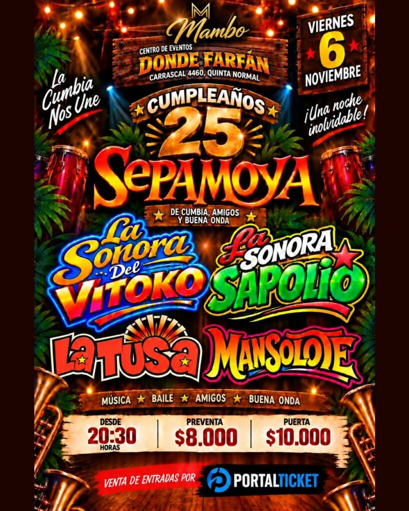 Cumpleaños 25 de Sepamoya en Donde Farfan