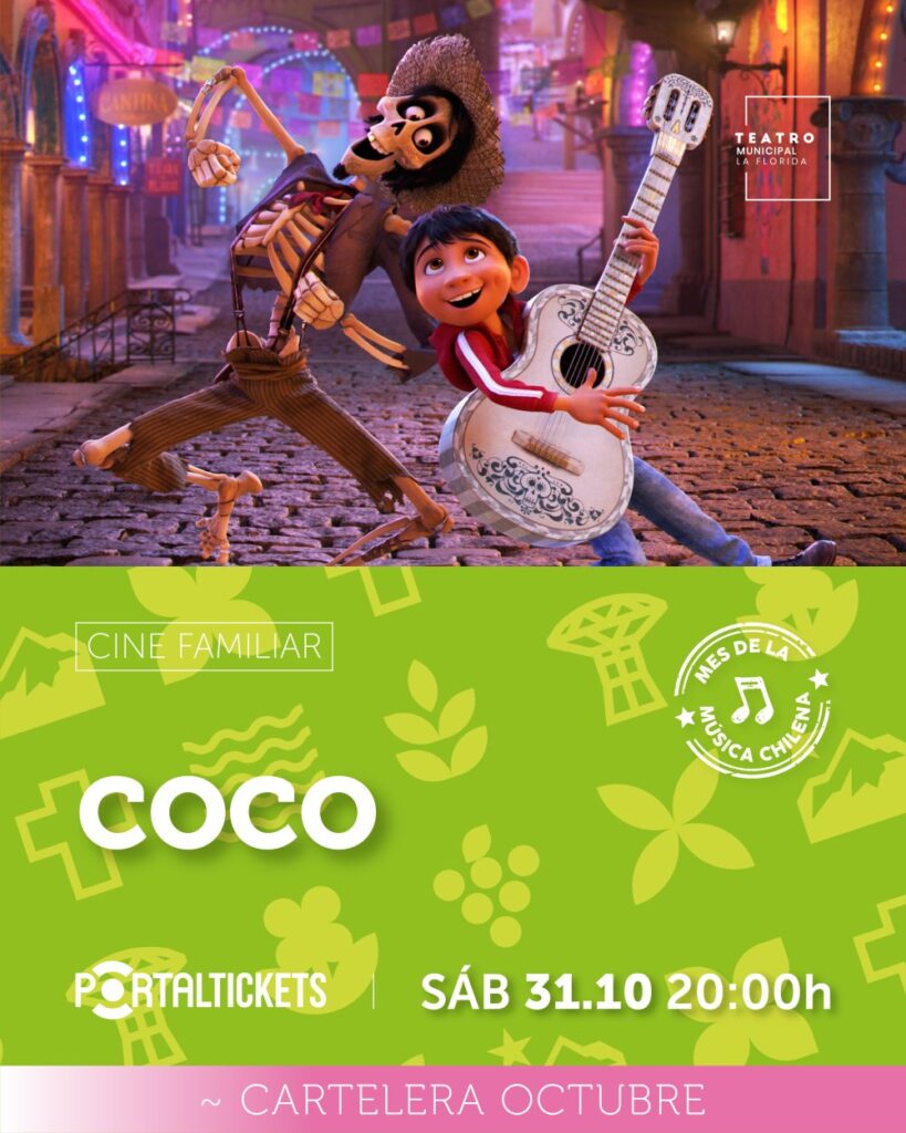 Coco / Cine Familiar - Sábado 31 de Octubre