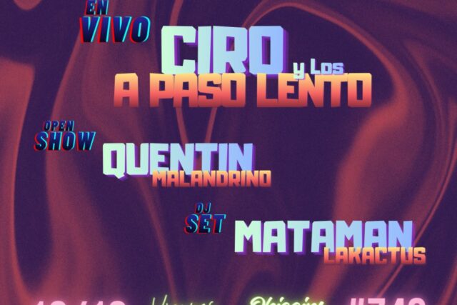 Ciro y los A Paso Lento en Casona Ohiggins, San Bernardo