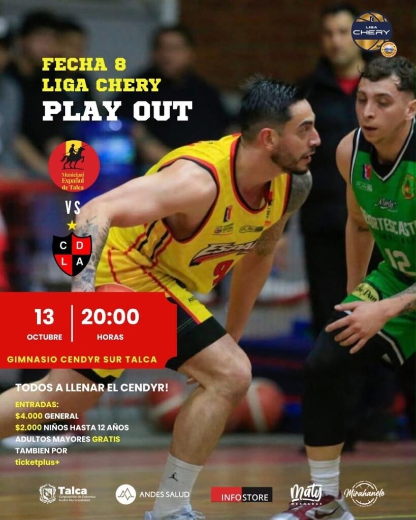 Municipal Español de Talca vs C. D. Las Animas – LNB Liga CHERY by Cecinas Llanquihue 2026