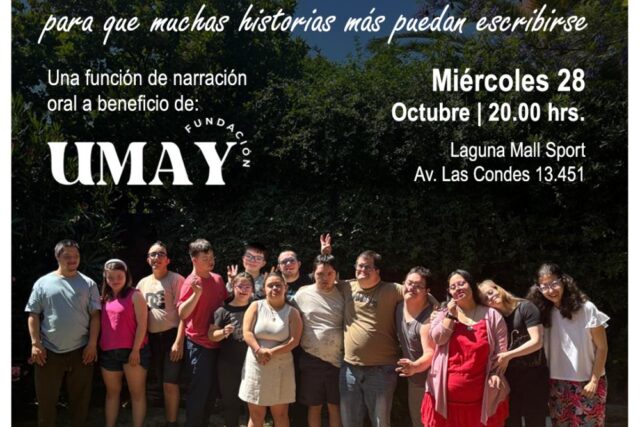 Nos Reunimos por Una Buena Historia: A Beneficio de Fundación Umay