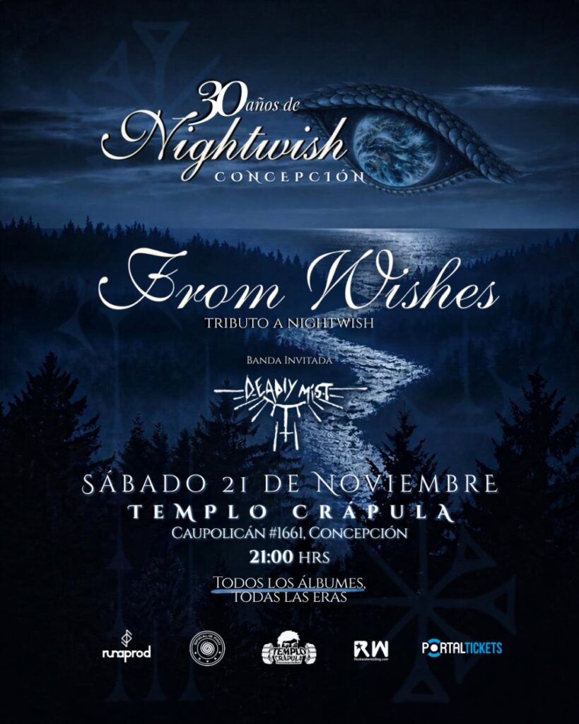 Metal Sinfónico con From Wishes – Tributo A Nightwish y Deadly Mist