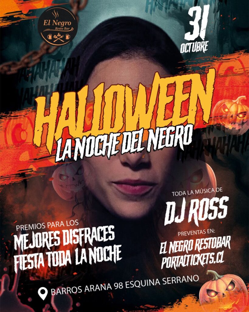 Fiesta Halloween la Noche del Negro