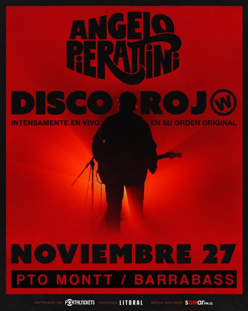 Angelo Pierattini - Disco Rojo en Vivo en Barrabass, Puerto Montt