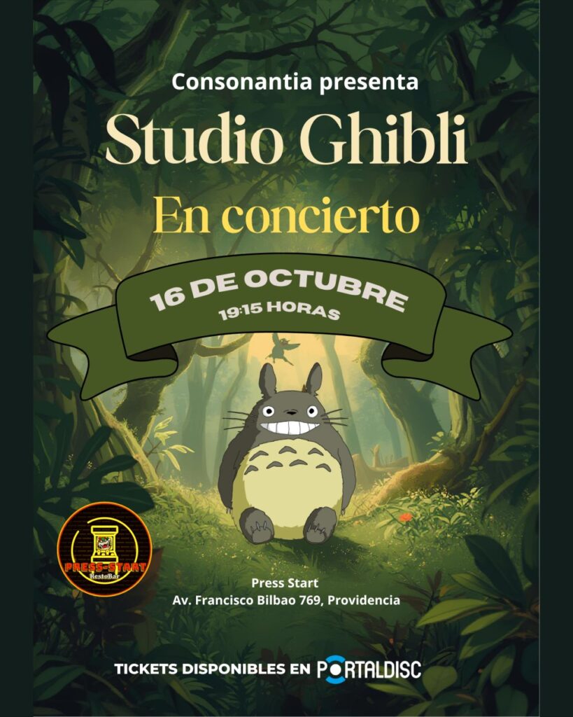Studio Ghibli en Press Start V2