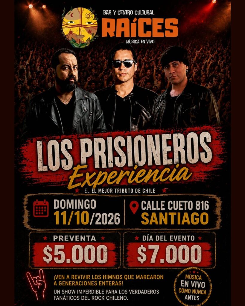 Tributo los Prisioneros en Raices Bar
