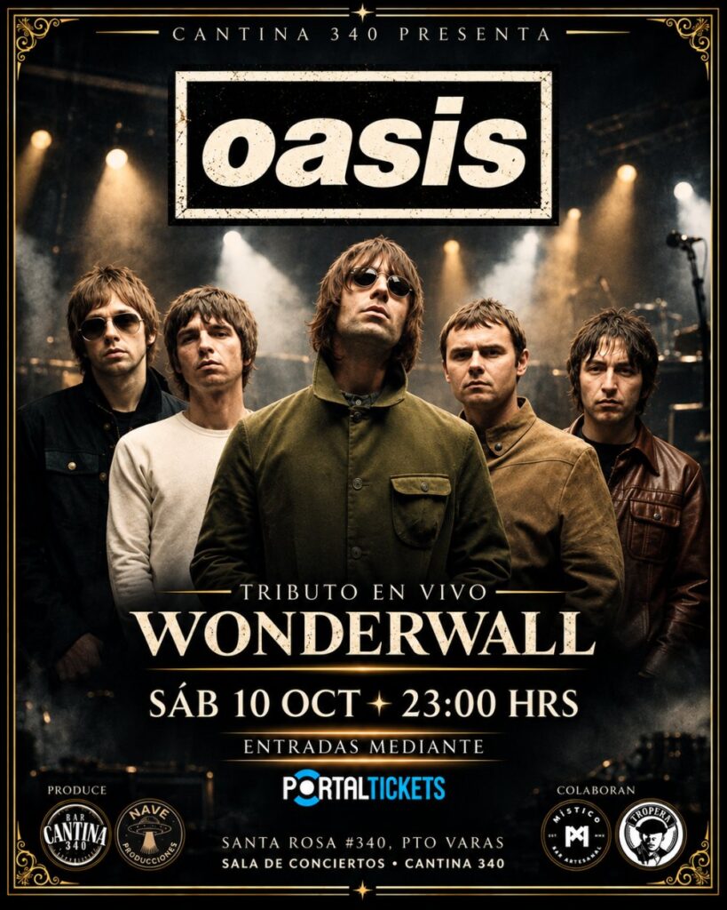 Tributo A Oasis Cantina 340, Puerto Varas