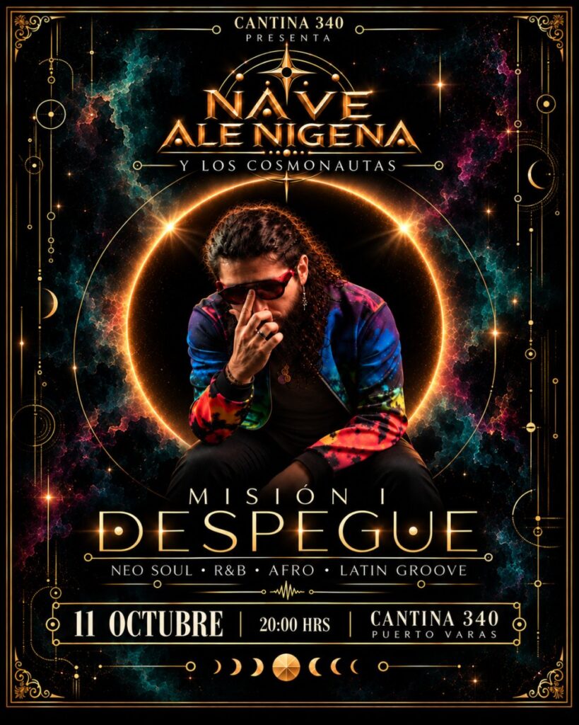 Nave Ale Nígena Concierto en Cantina 340, Puerto Varas