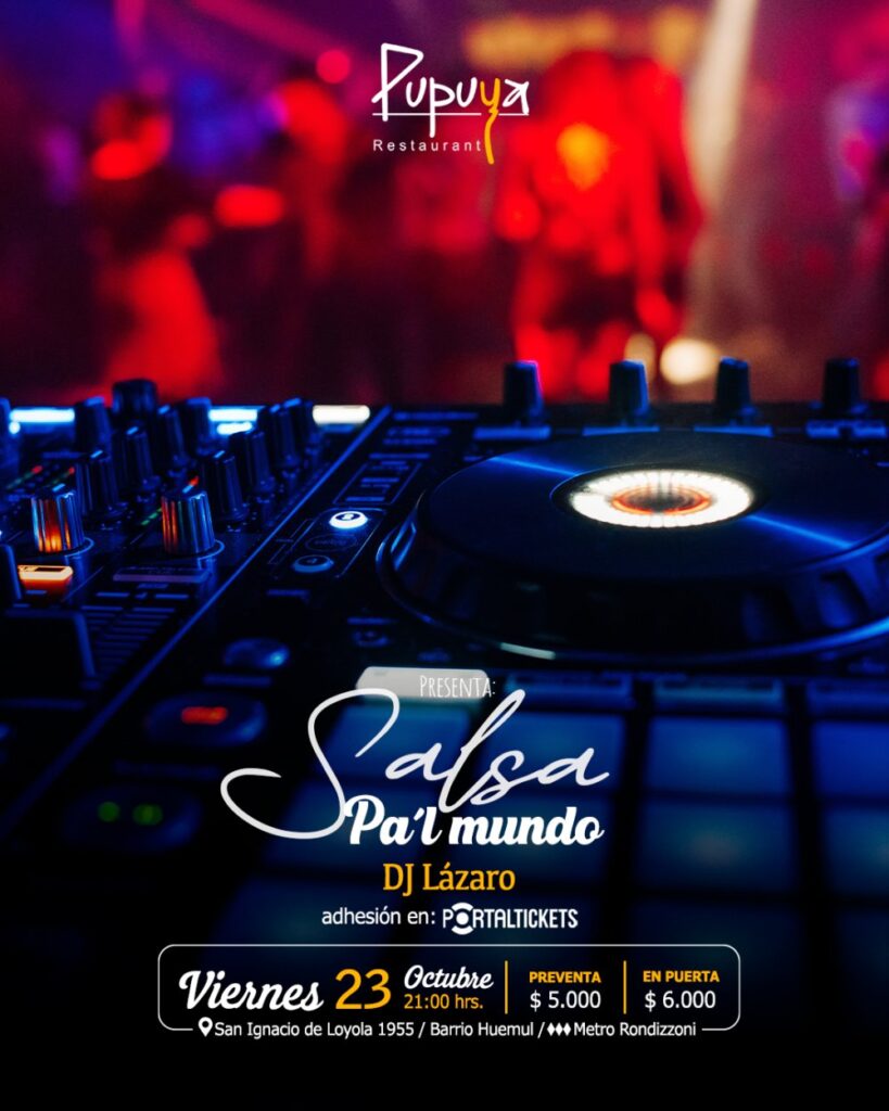 Dj Lázaro en Pupuya Restaurant
