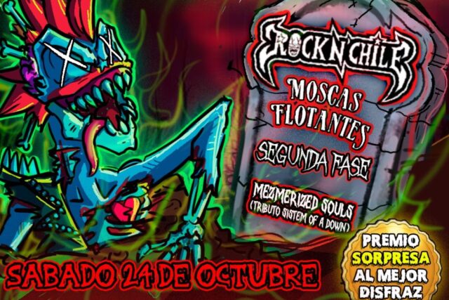 Terror en Valparaíso: Rock N' Chile + Moscas Flotantes + Segunda Fase + Mezmerized Souls