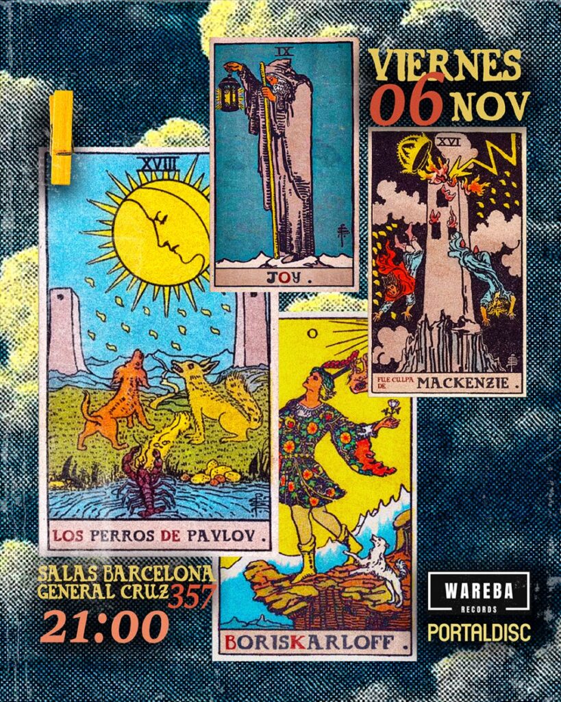 Los Perros de Pavlov + Boriskarloff + Fue Culpa de Mackenzie + Joy en Salas Barcelona, Valparaíso