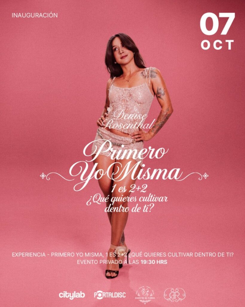 Sorteo Cupos Inauguración Primero Yo Misma · 1 Es 2+2 — Denise Rosenthal