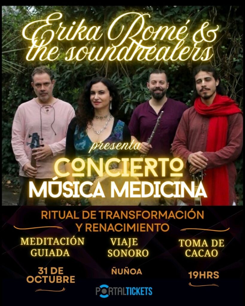 Erika Romé & The Soundhealers Concierto Ritual y Viaje Sonoro