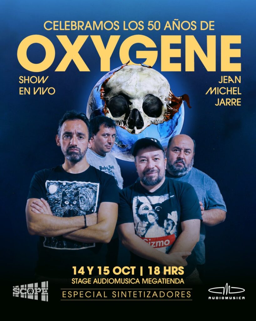 Celebracion 50 Año de Oxygen Junto A Escope en Audiomusica
