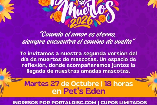 Día de Muertos 2026 en Pet's Eden
