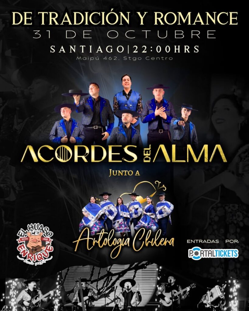 31/10 Sabado - Halloween Cuequero - Acordes del Alma y Antologia Chilena