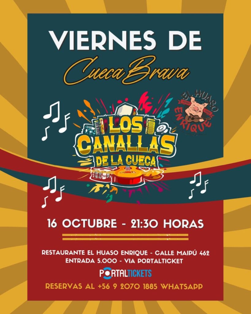 16/10 - Viernes de Cueca Brava - los Canallas de la Cueca