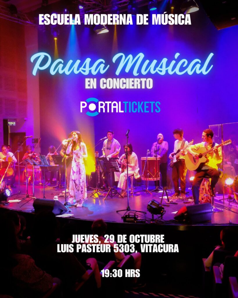 Pausa Musical, Concierto en Escuela Moderna