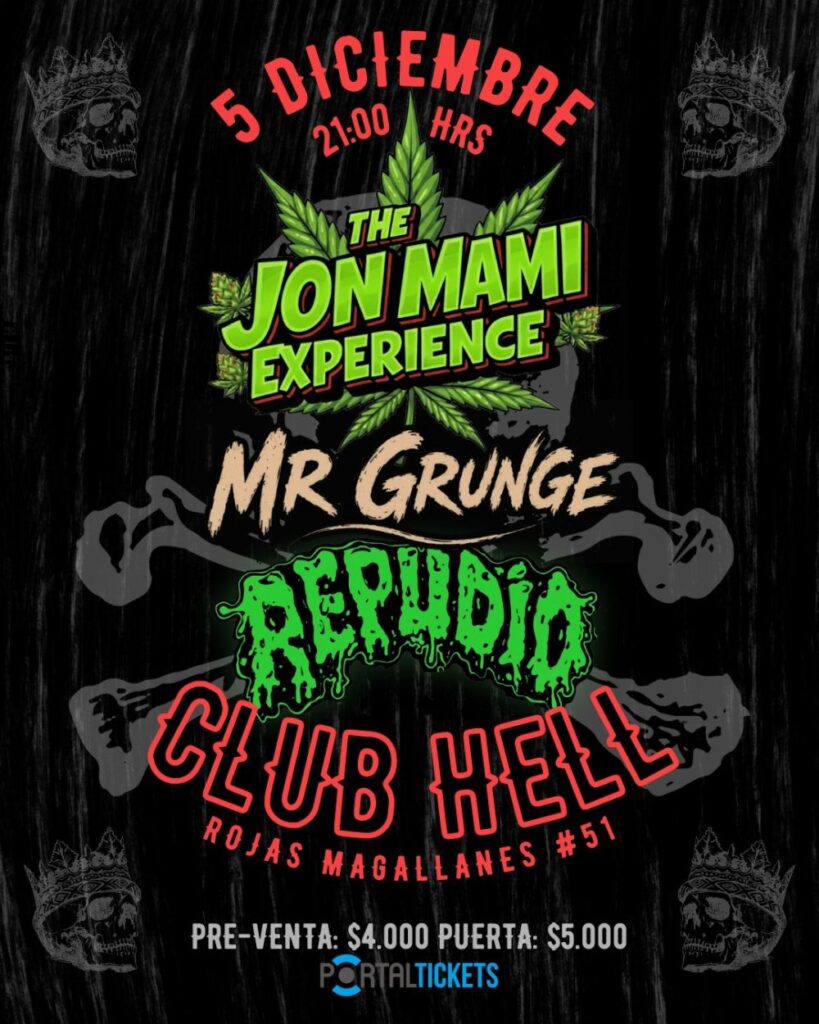 The Jon Mami Experience + Mr Grunge + Repudia