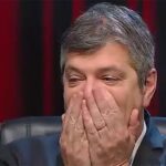 El teclado mecánico que Frankkaster le regaló a Pergolini y su reacción