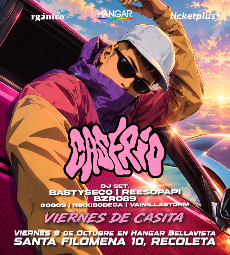 Viernes de Casita – en Caserío fiesta éste Viernes 9 de Octubre en Hangar Bellavista