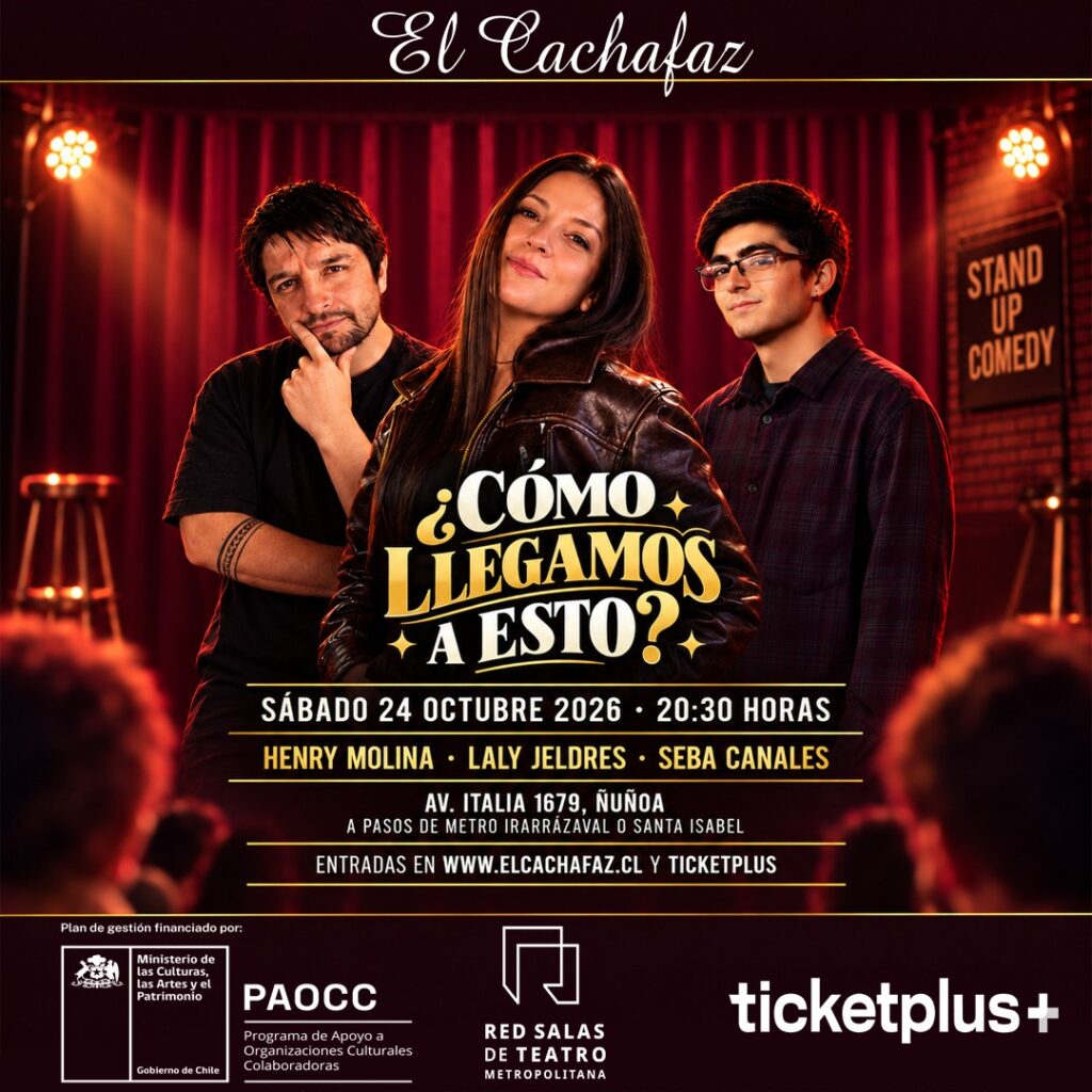Show de stand up- Como llegamos a esto – Sabado 24 octubre 20:30hrs