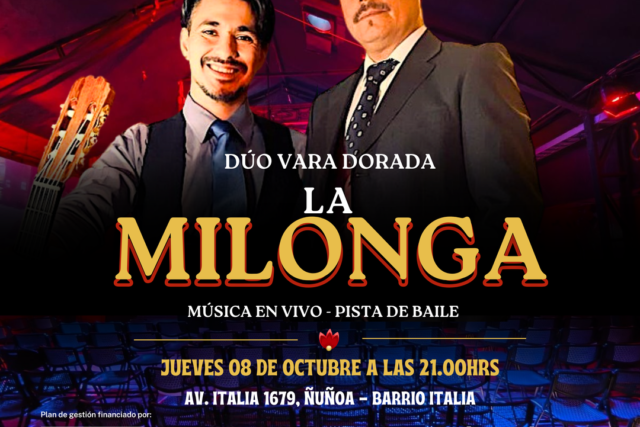 Milonga Jueves 8 Octubre 21hrs