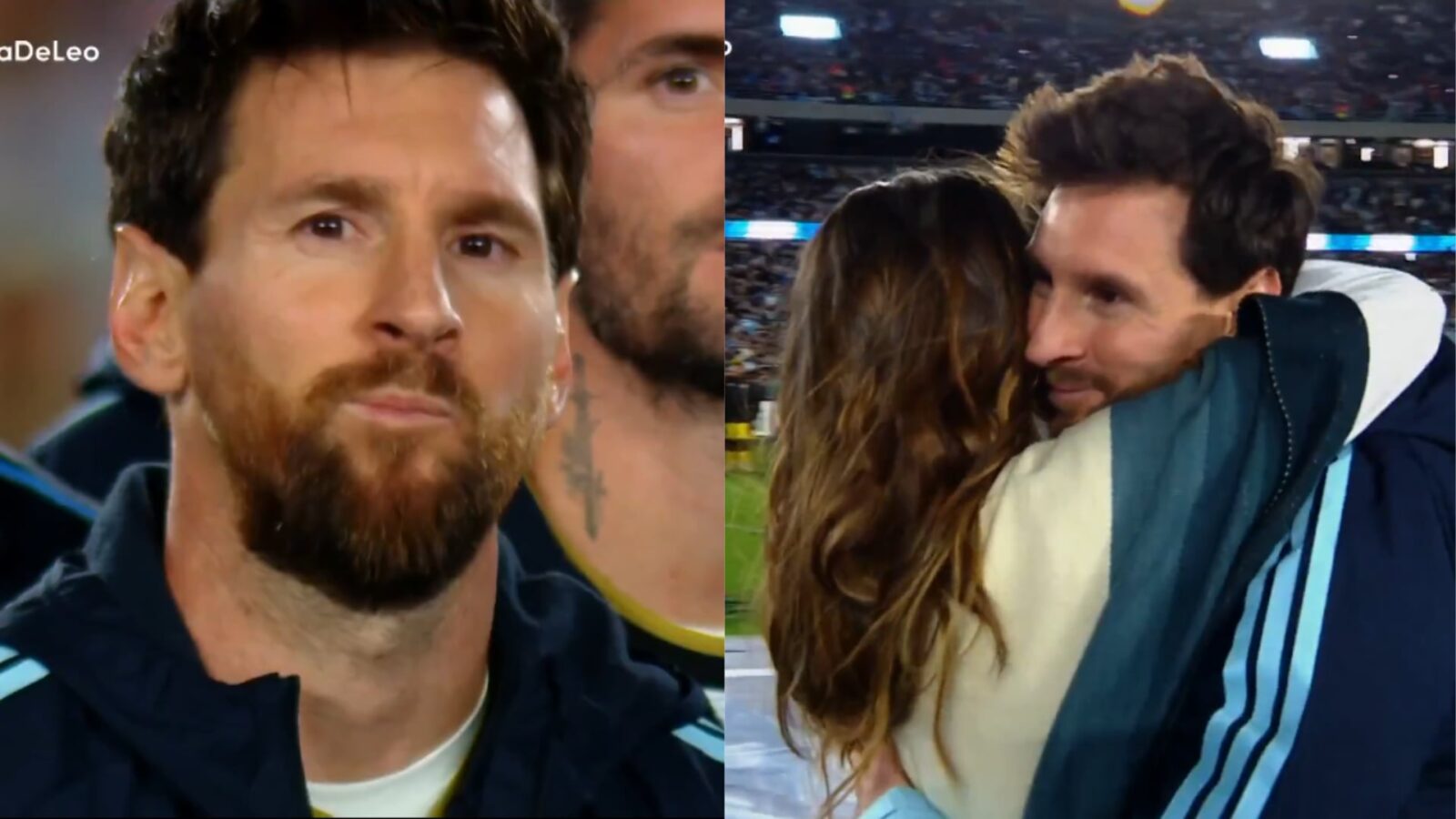 Messi se despide de la Selección Argentina con show de Pastorutti, abrazo y lagrimas en el Monumental