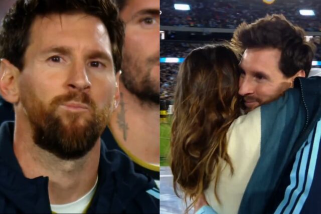 Messi se despide de la Selección Argentina con show de Pastorutti, abrazo y lagrimas en el Monumental