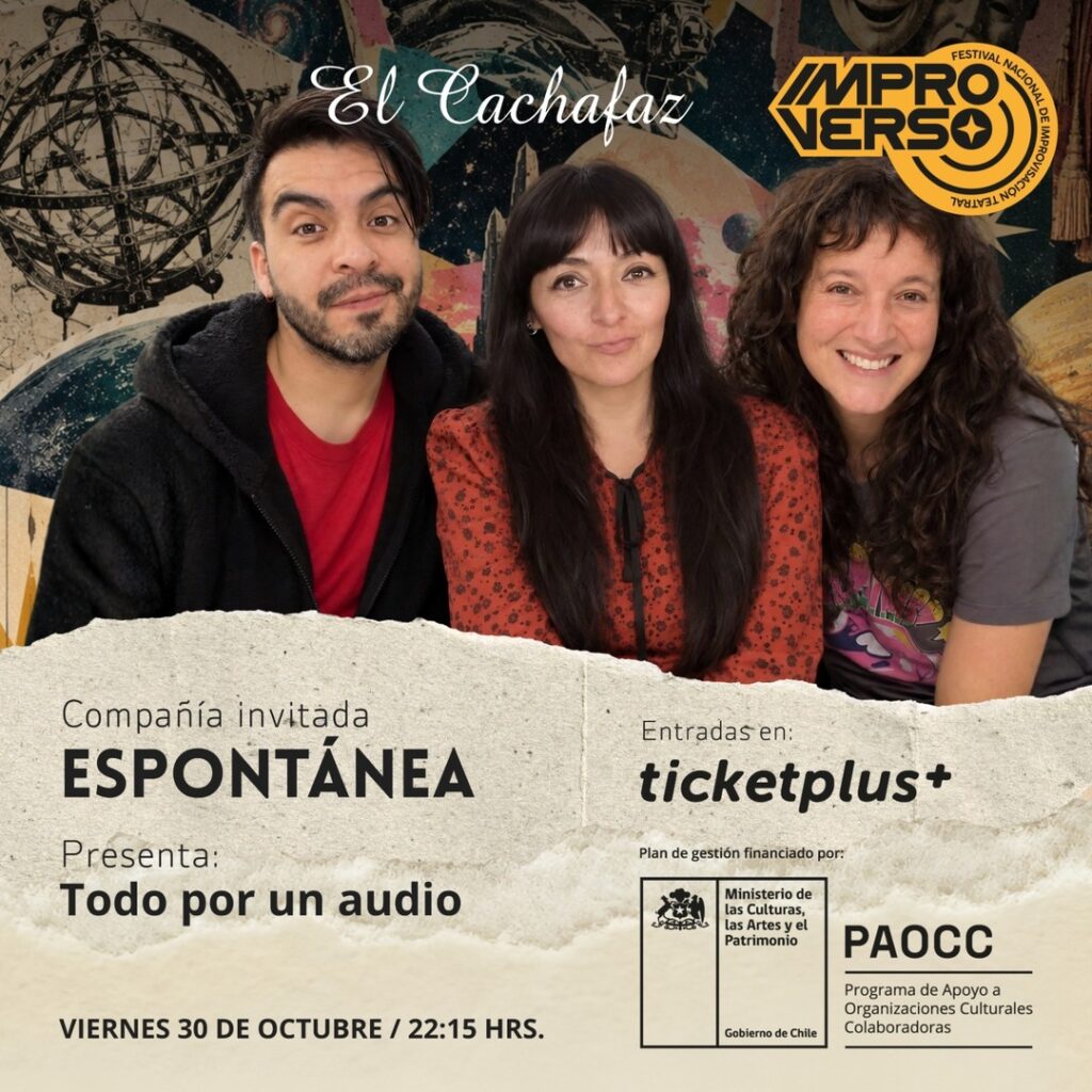 Festival de Impro – Todo por un audio – Viernes 30 octubre 22.15