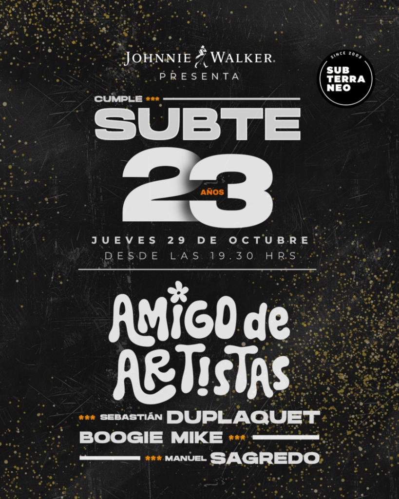 Cumple Subte 23 Años