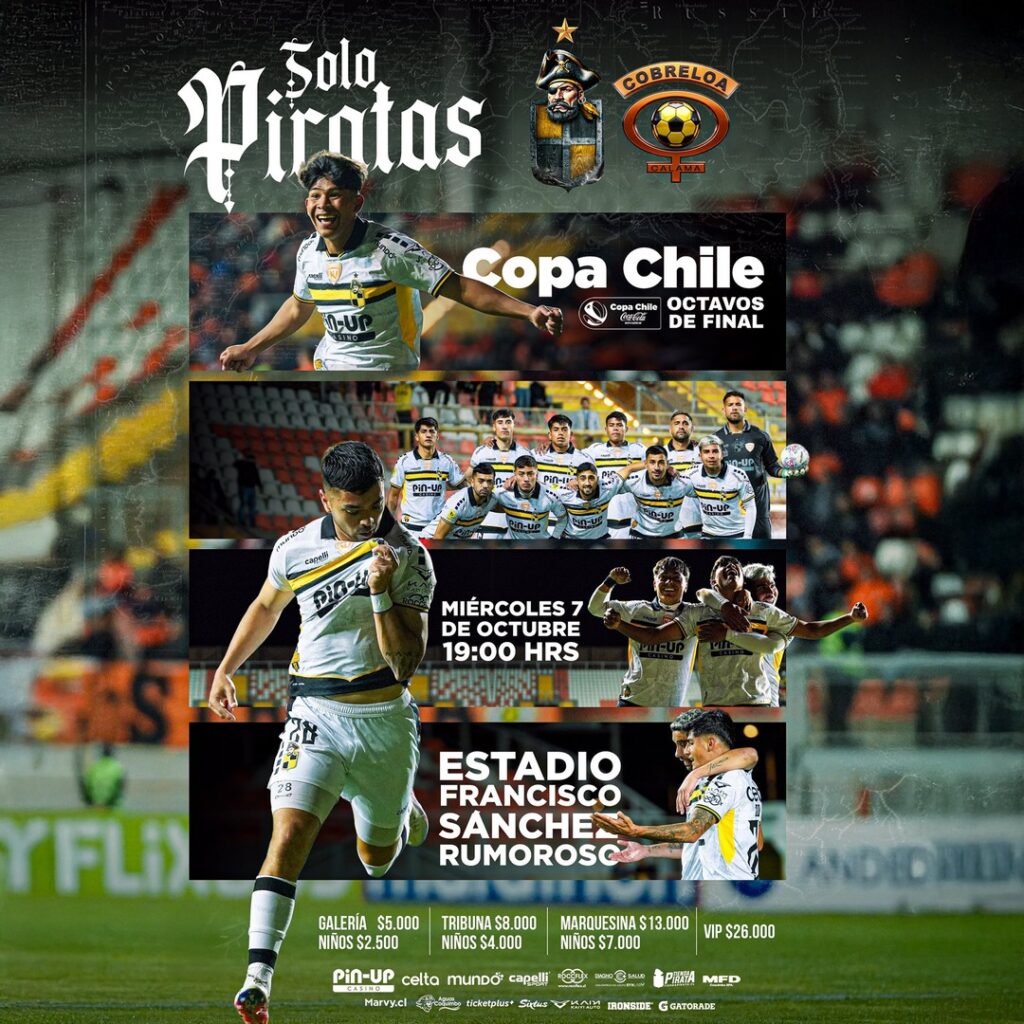 Coquimbo Unido vs Cobreloa – Copa Chile Coca-Cola Zero Azúcar 2026 – Octavos de Final