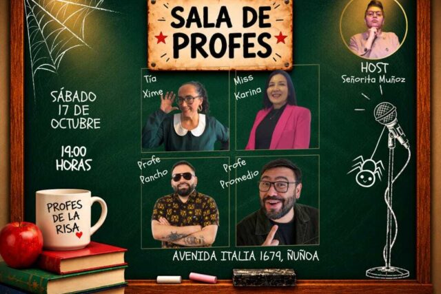 Show de Stand up-Sala de profes-Sabado 17 Octubre 19hrs