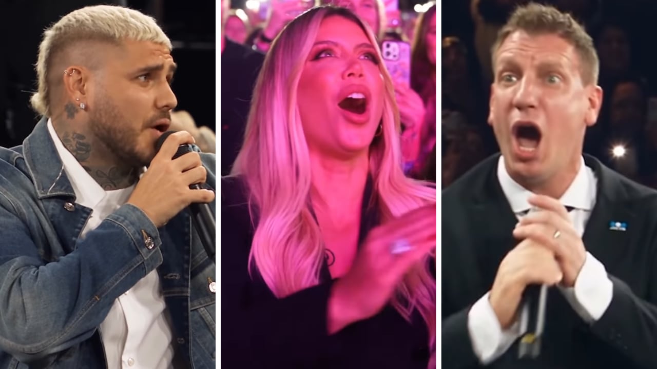 Wanda Nara compartió el video con IA de Icardi y Maxi López que recrea “Ella y yo”