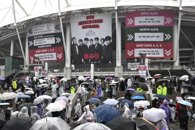 Pronóstico del tiempo para los tres conciertos de BTS en el Estadio Nacional