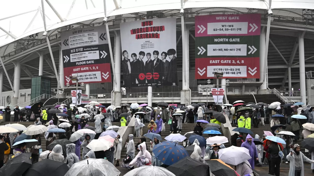 Pronóstico del tiempo para los tres conciertos de BTS en el Estadio Nacional
