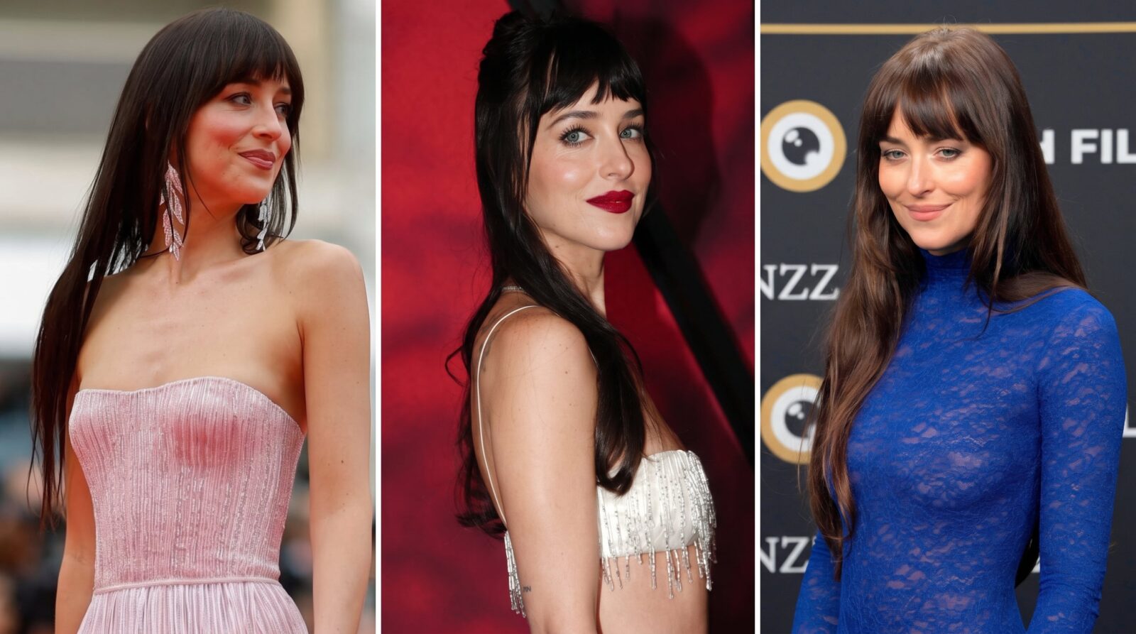 Dakota Johnson cumple 37 años con su fórmula de flequillo y siluetas limpias