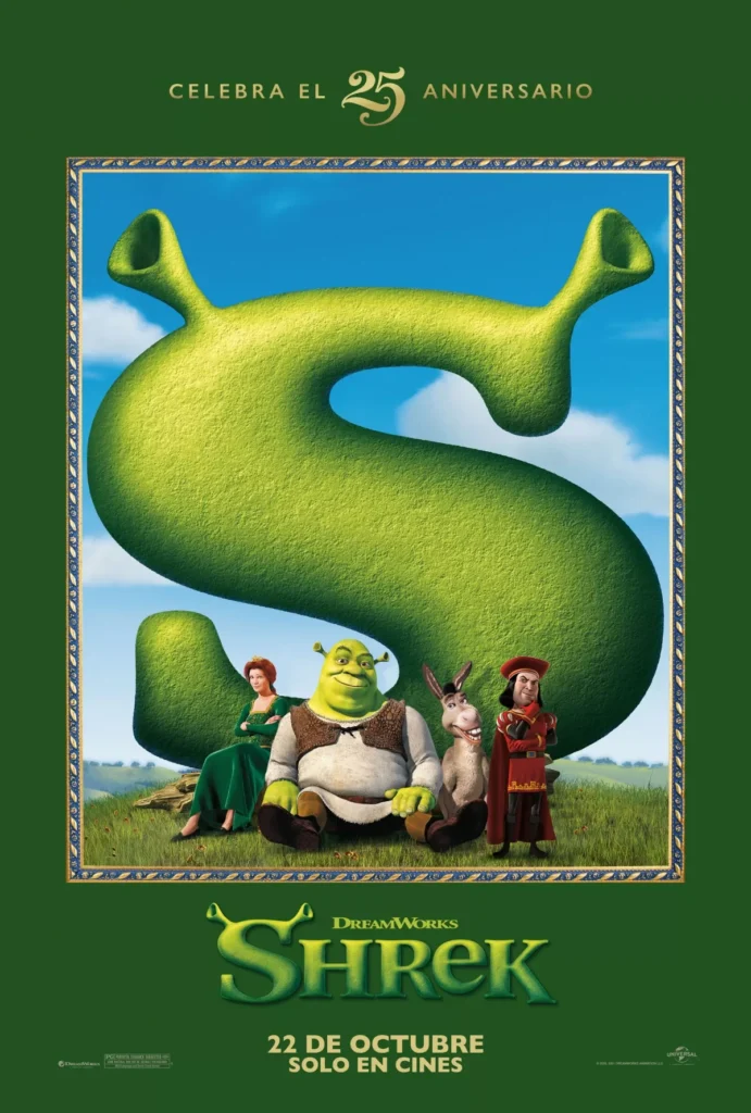 Shrek regresa a los cines de Chile para celebrar 25 años del ogro